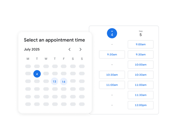 Simplify appointment scheduling